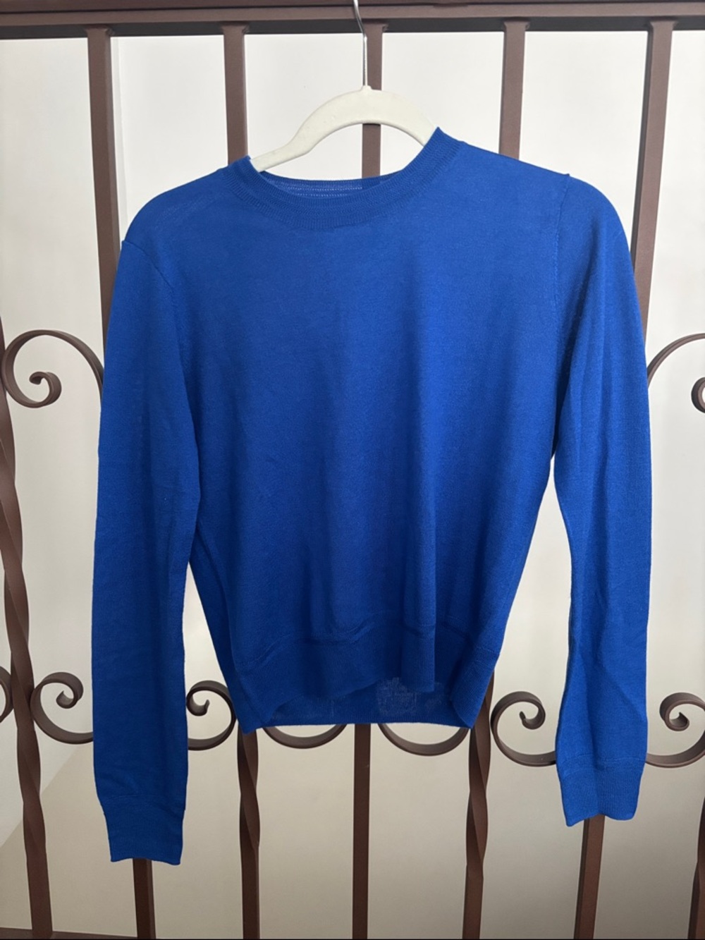La Ligne Cobalt Blue Crewneck Sweater